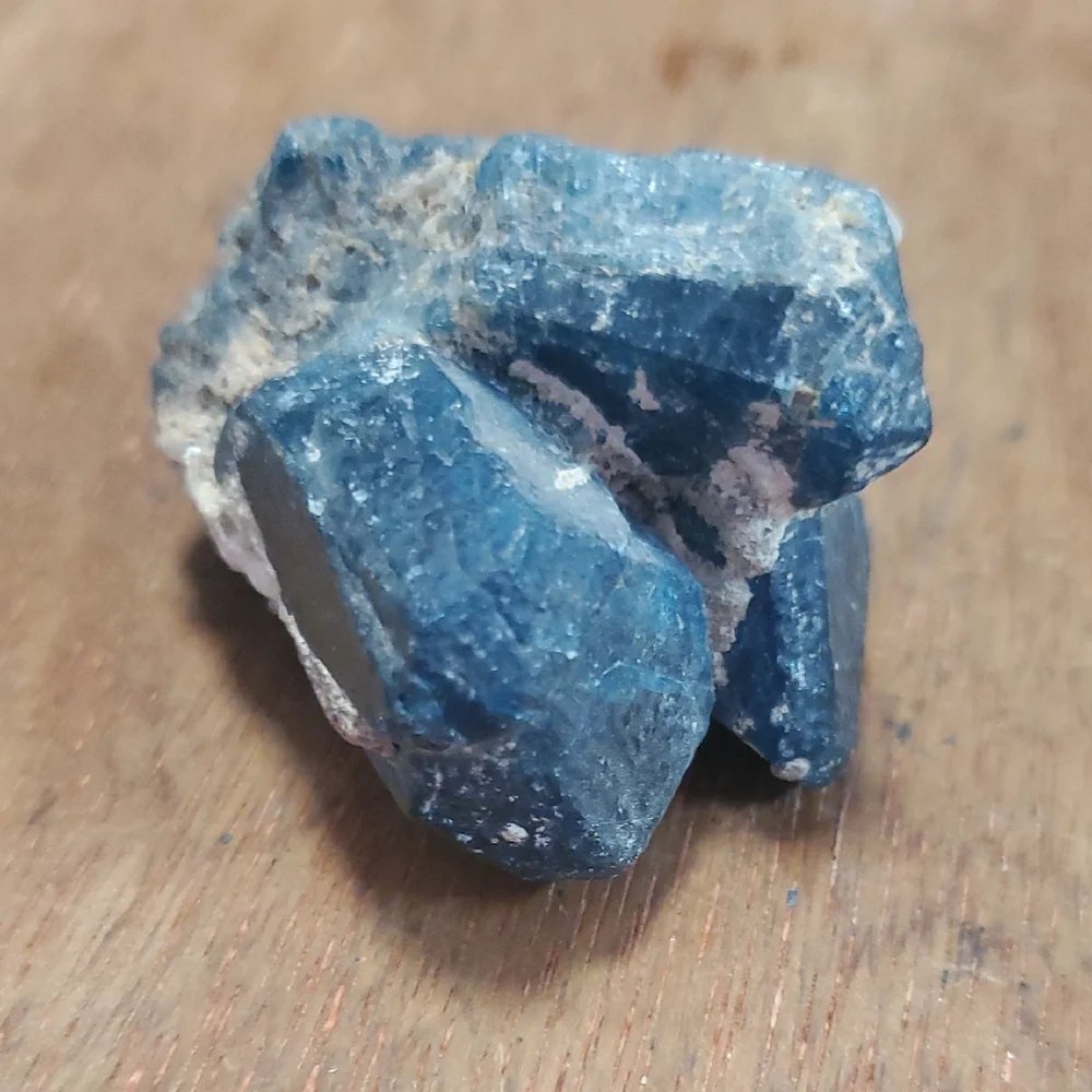 Blue Apatite Crystal